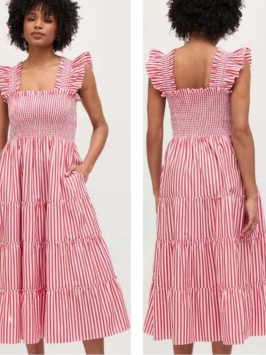 Hill House Dresses & Skirts - Hill House Ellie Dress Red and White Striped Sz M